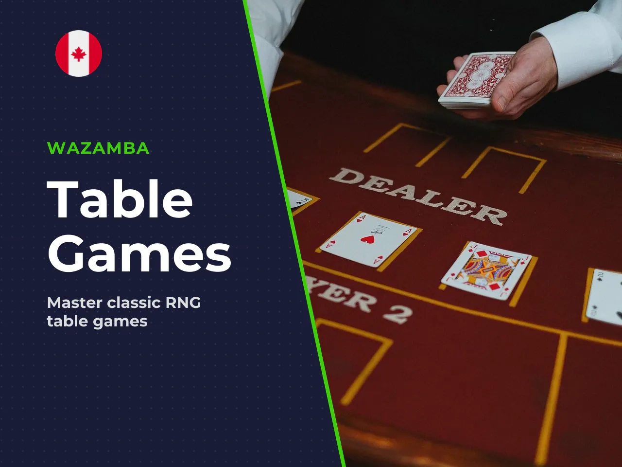 Wazamba Poker Tables and RNG Table