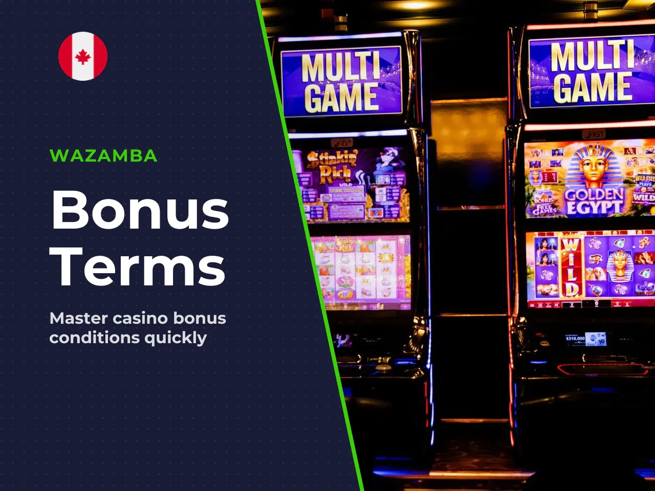 Reading Bonus Terms in Two Minutes
