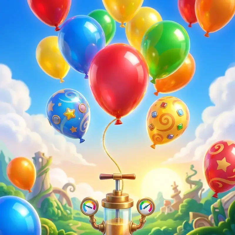 Balloon Game Online Play, Demo Mode