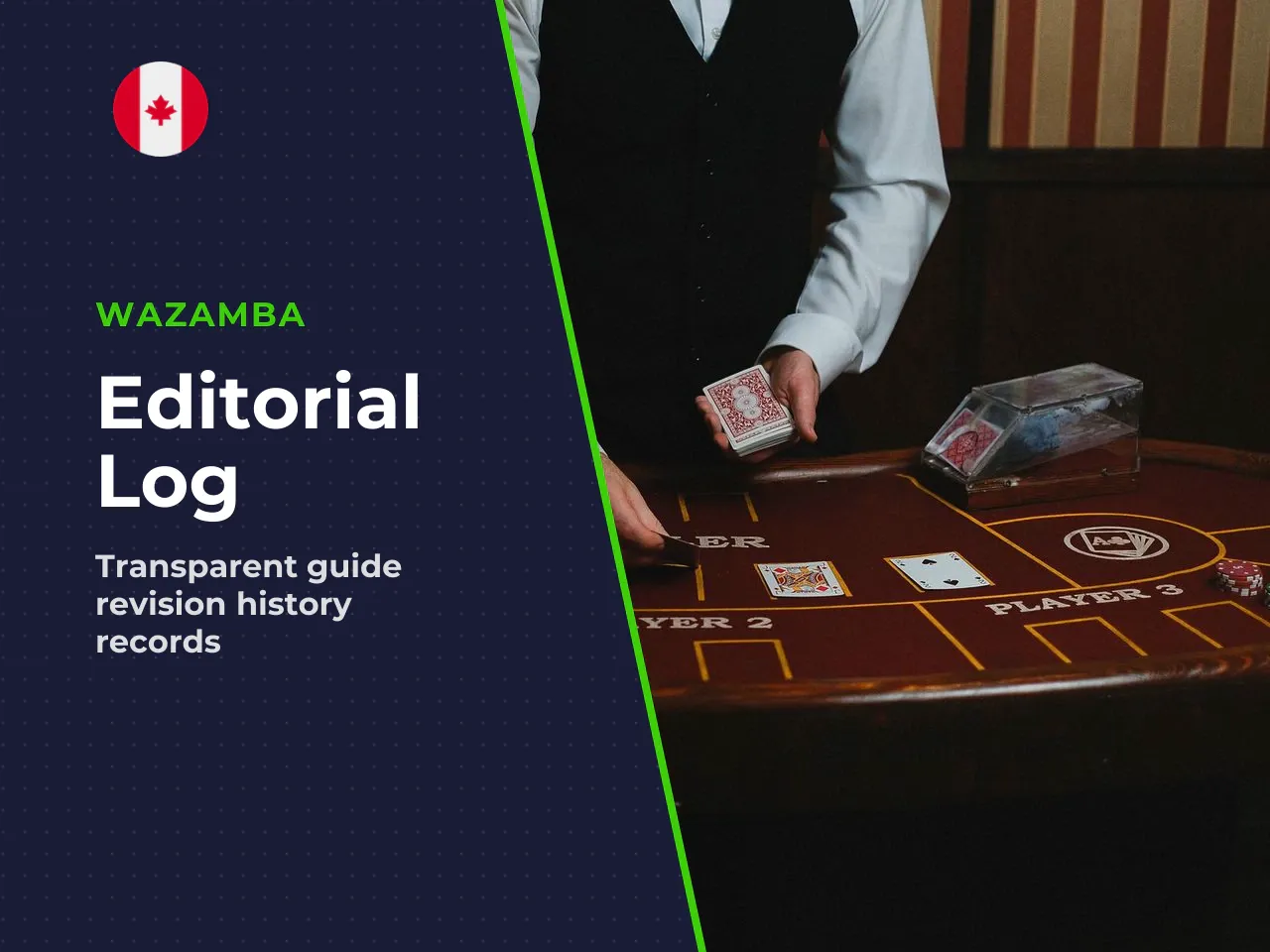 Appendix A Editorial Revision Log. For