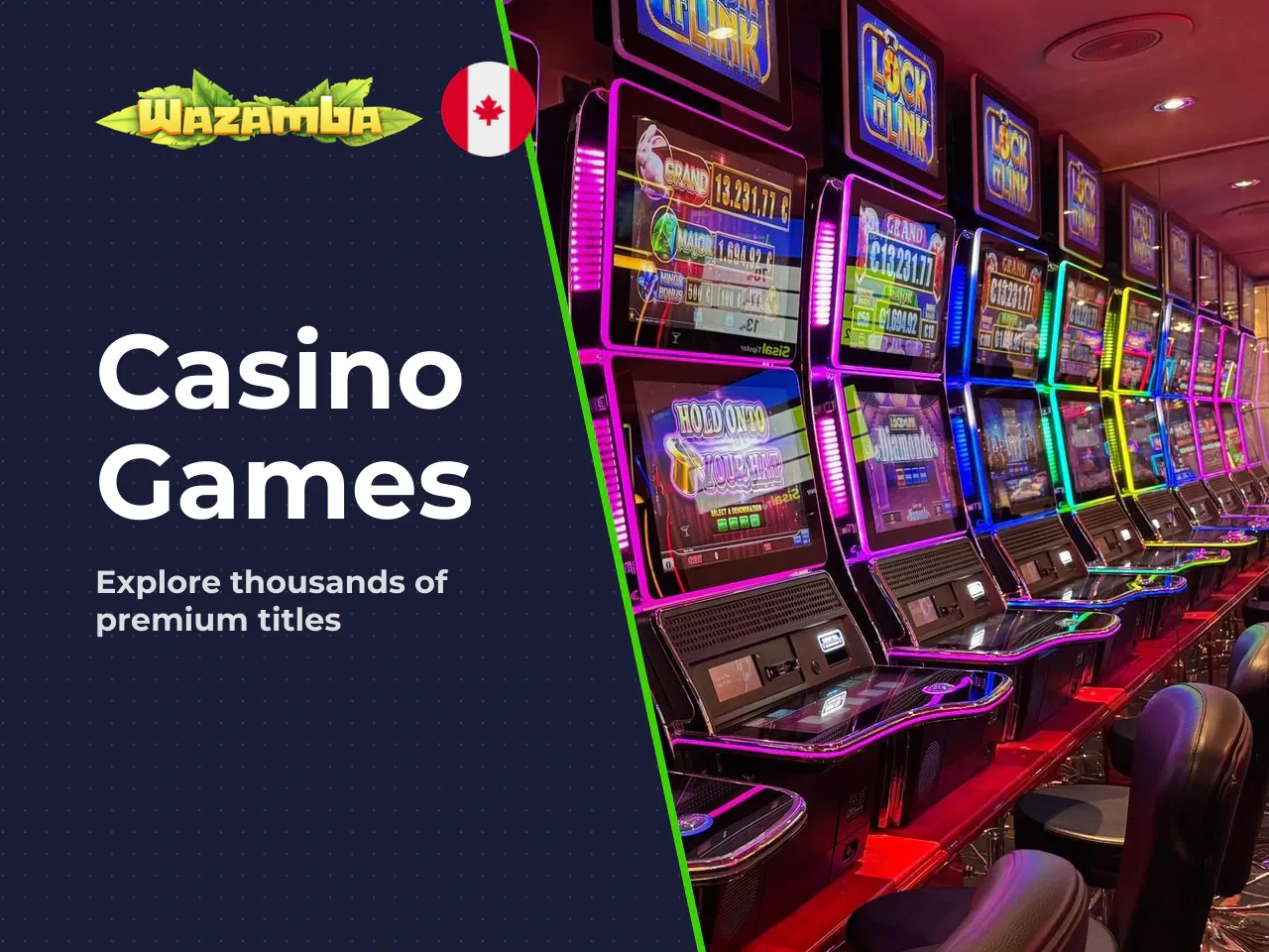 Wazamba Games Slots, Live Casino and