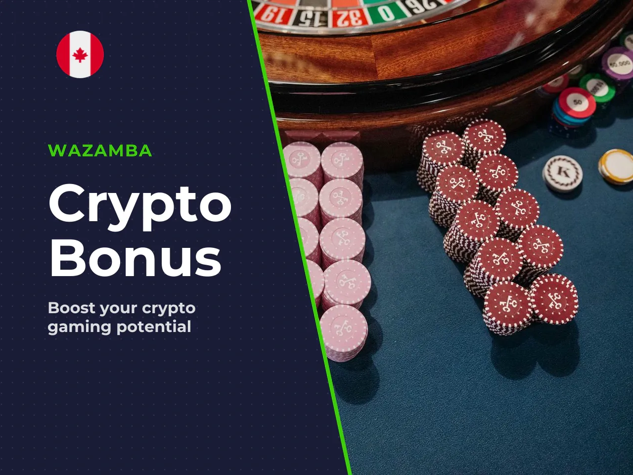 6.1 Wazamba crypto bonus up to